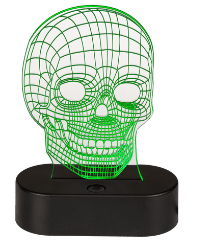 3D-Lamp, Skull,