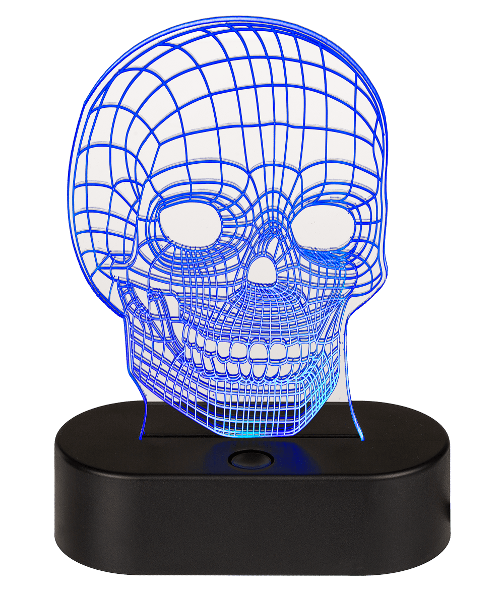 3D-Lamp, Skull,
