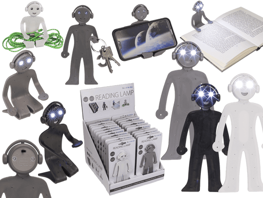 Reading lamp, men body,