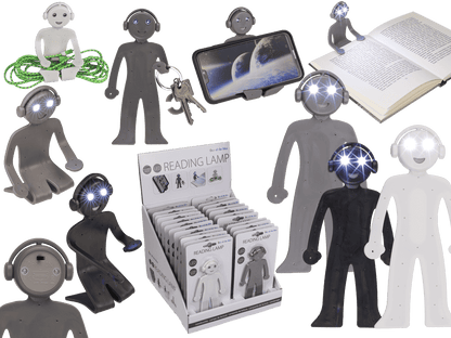 Reading lamp, men body,