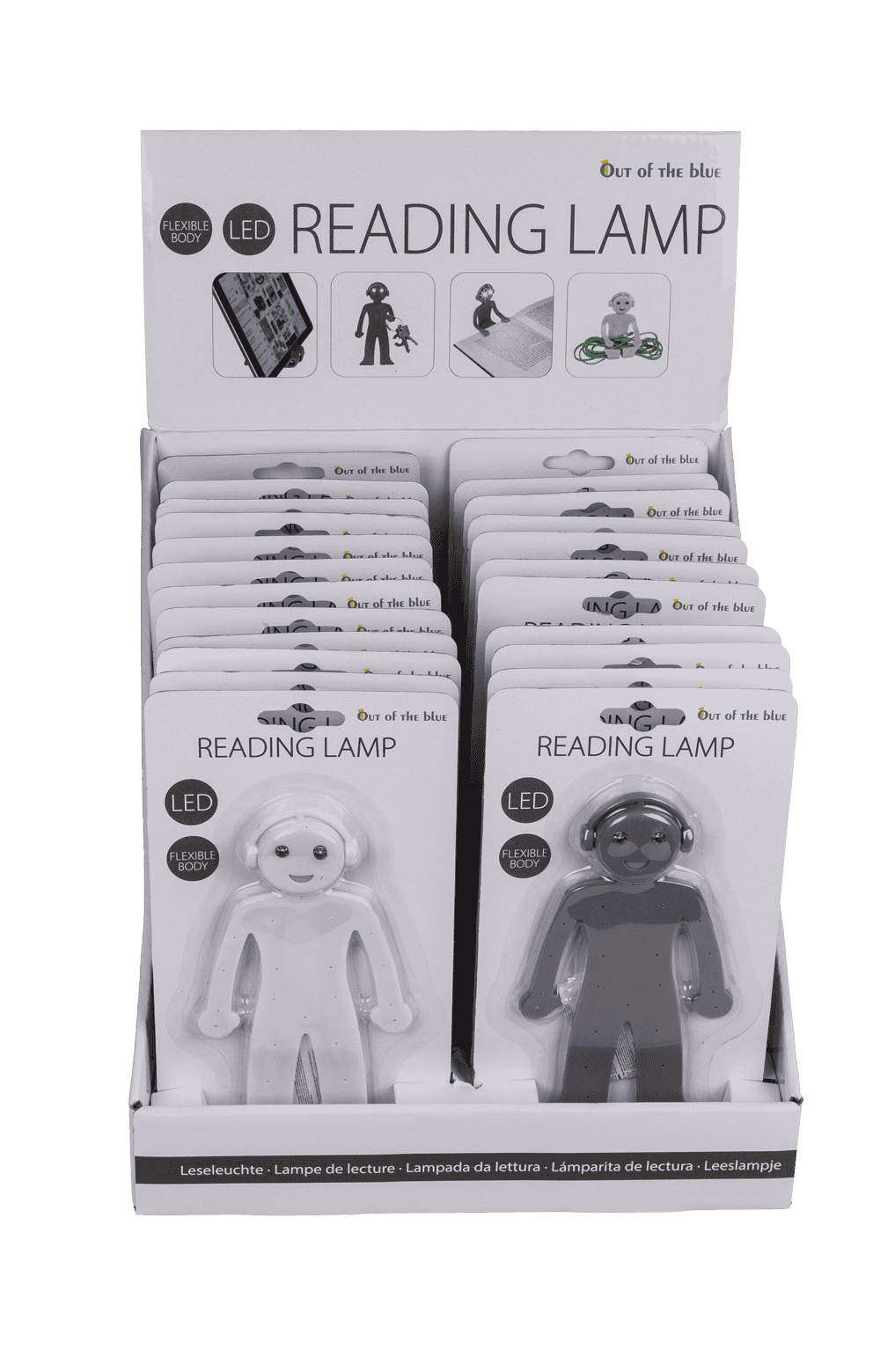 Reading lamp, men body,