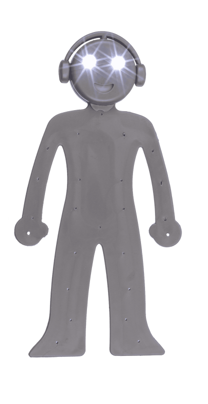 Reading lamp, men body,