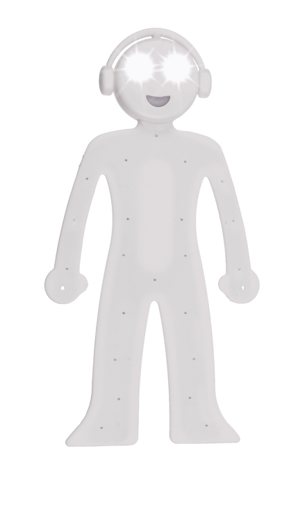 Reading lamp, men body,