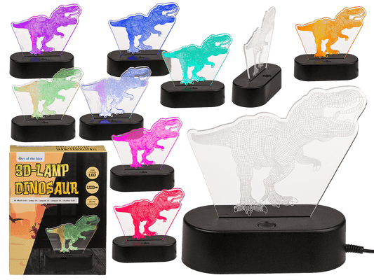 3D-Lamp, T-Rex, ca. 20 cm, with USB-cable