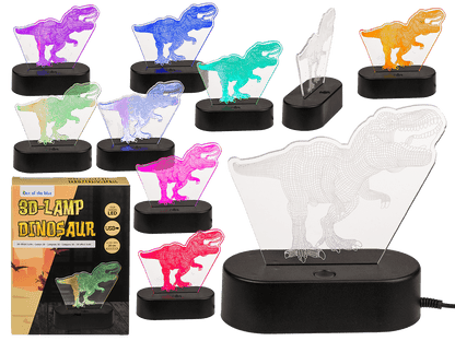 3D-Lamp, T-Rex, ca. 20 cm, with USB-cable