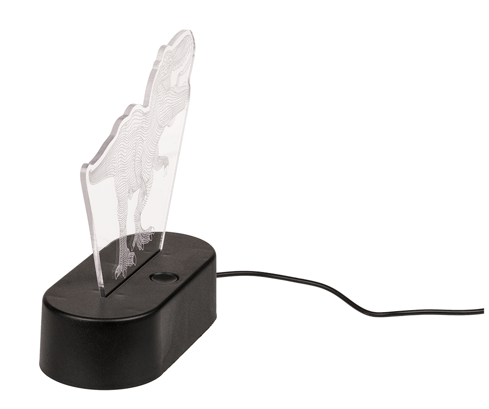 3D-Lamp, T-Rex, ca. 20 cm, with USB-cable