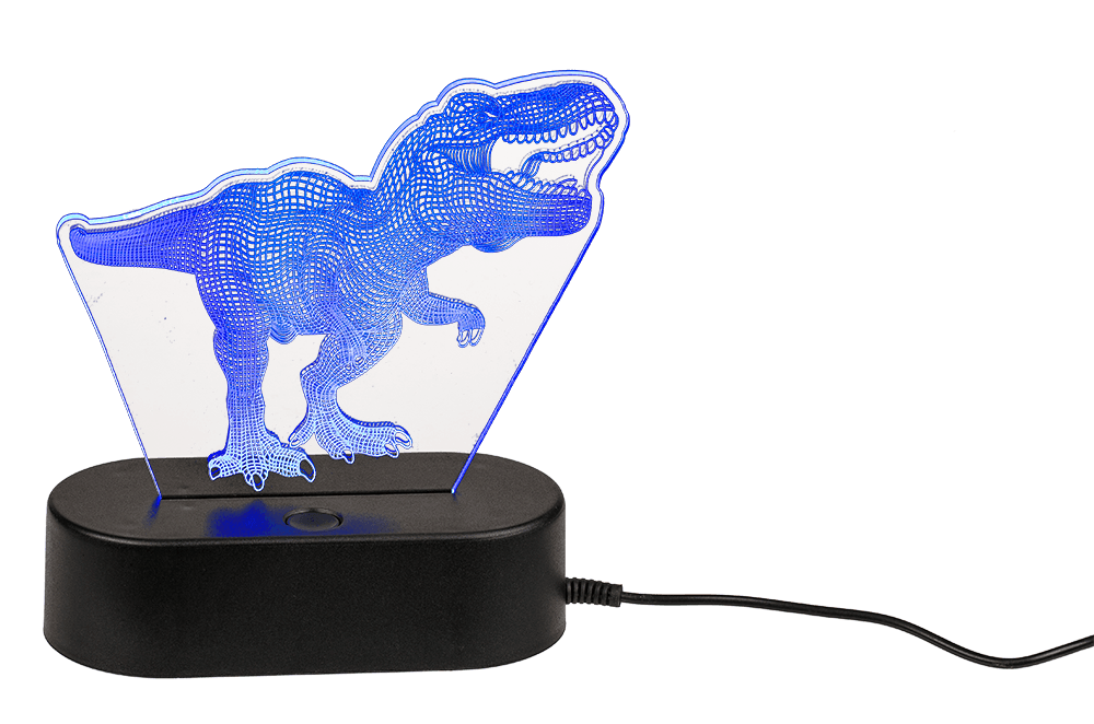 3D-Lamp, T-Rex, ca. 20 cm, with USB-cable