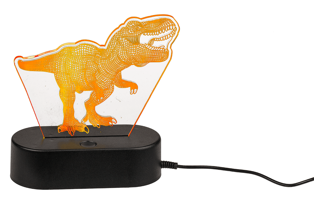 3D-Lamp, T-Rex, ca. 20 cm, with USB-cable