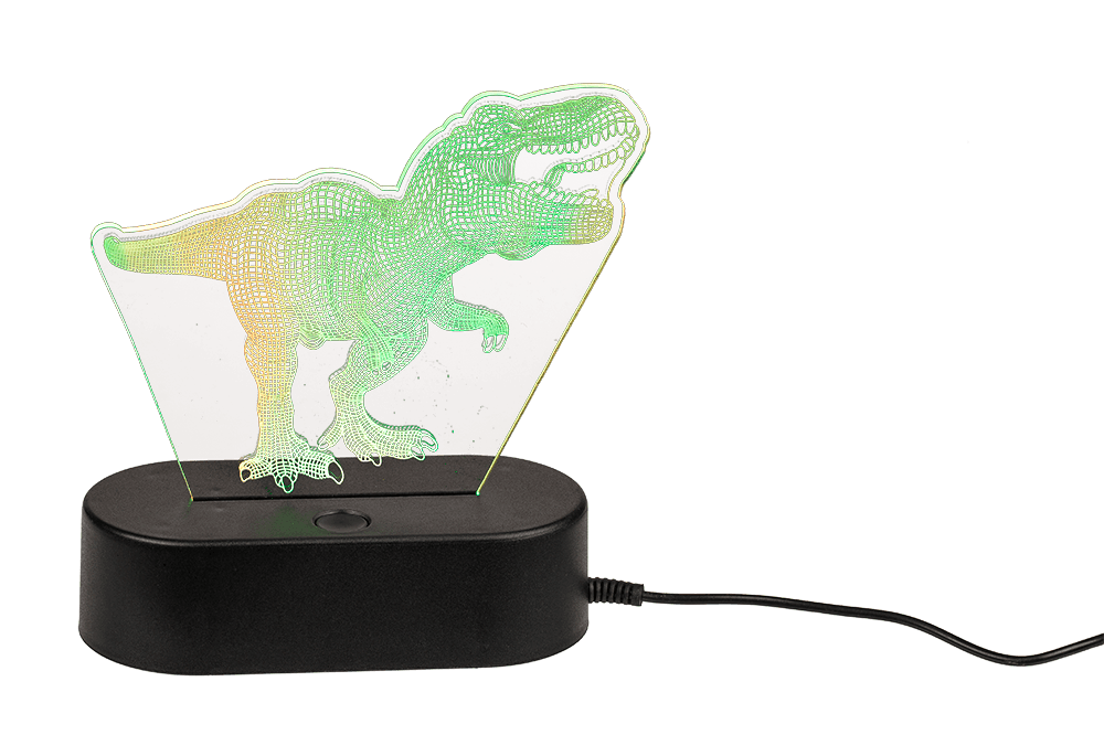 3D-Lamp, T-Rex, ca. 20 cm, with USB-cable