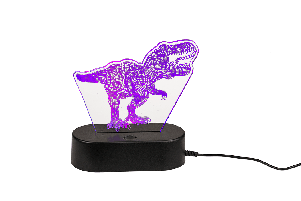 3D-Lamp, T-Rex, ca. 20 cm, with USB-cable