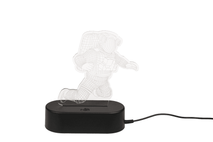 3D-Lamp, Spaceman, ca. 20 cm, with USB-cable