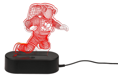 3D-Lamp, Spaceman, ca. 20 cm, with USB-cable
