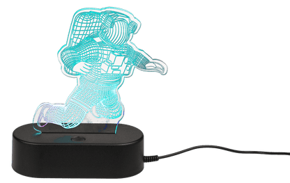 3D-Lamp, Spaceman, ca. 20 cm, with USB-cable
