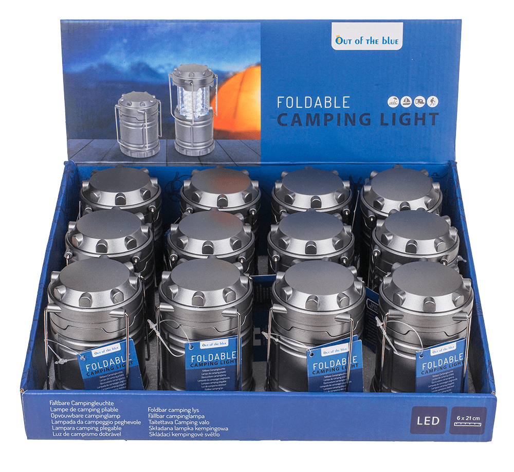 Foldable Camping light, ca. 7,0 x 21,5 cm,