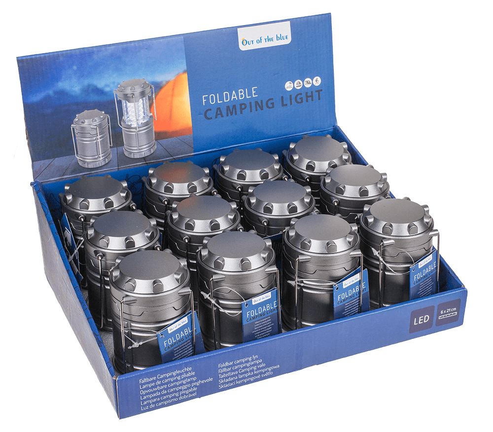 Foldable Camping light, ca. 7,0 x 21,5 cm,