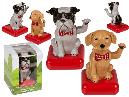 Moveable figurine, Waving Dog,