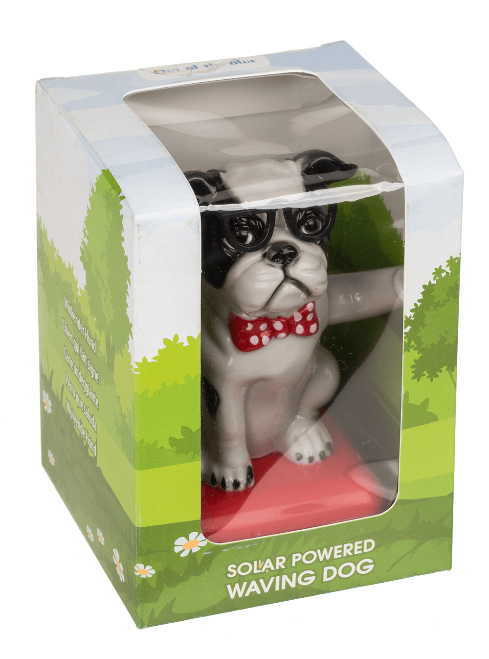Moveable figurine, Waving Dog,