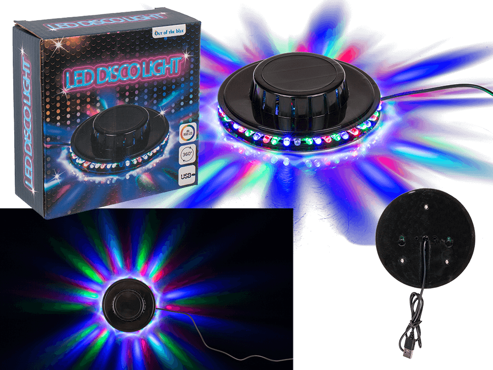 LED Disco light, with 48 LED (RGB),