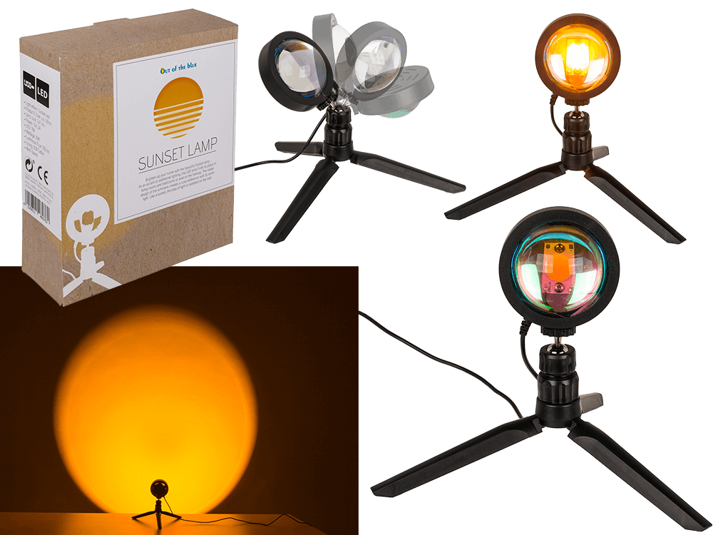Sunset lamp, ca. 29 cm, LED: 7W,