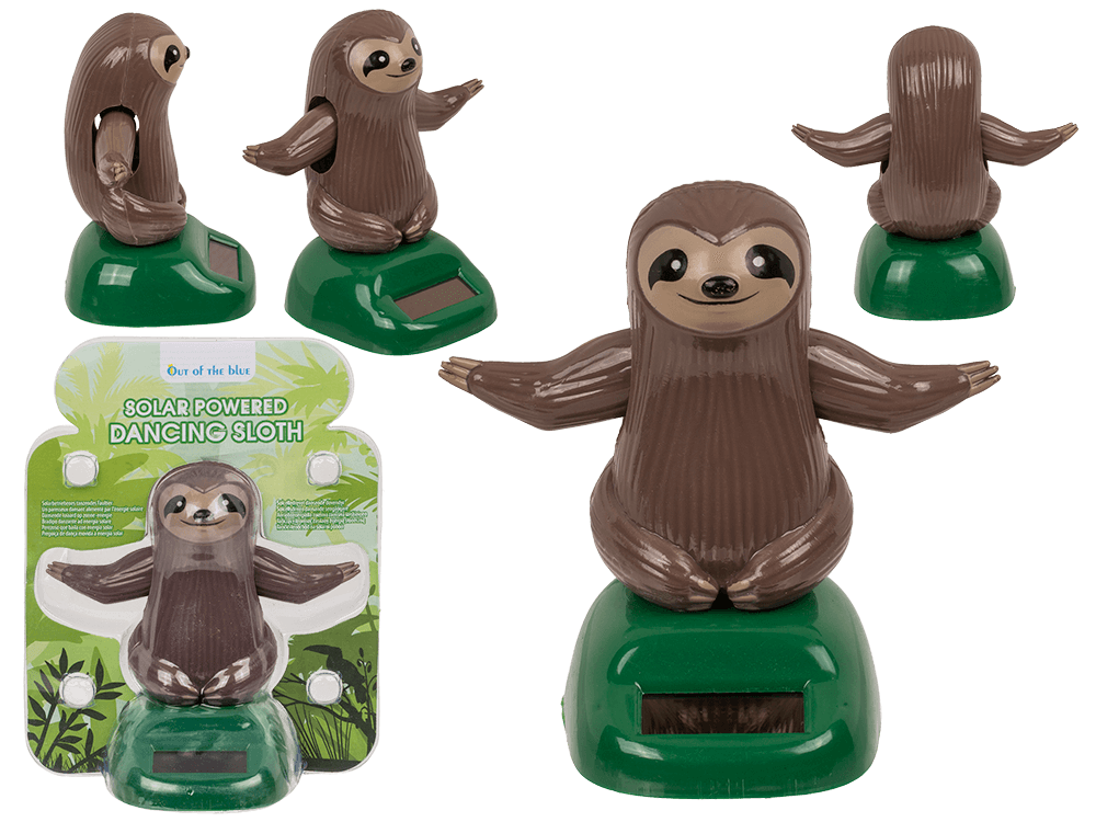 Solar Figurine, Sloth, ca. 11 cm,