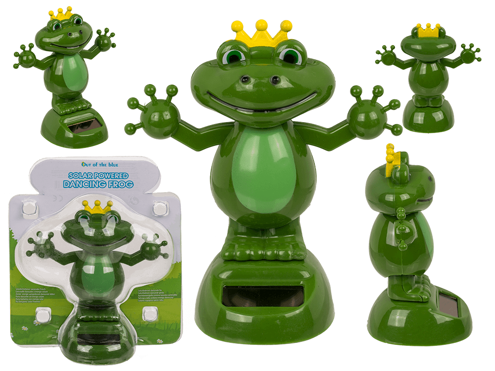 Solar Figurine, Frog, ca. 11 cm,