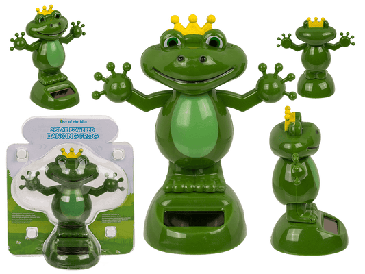 Solar Figurine, Frog, ca. 11 cm,