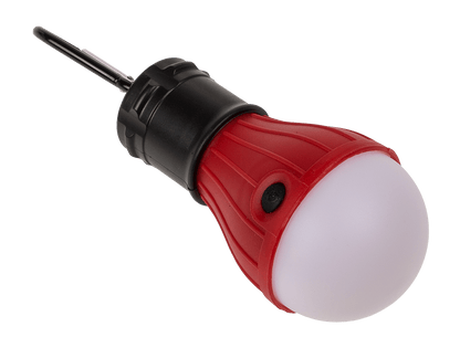 Universal camping lamp, with carabiner hook,