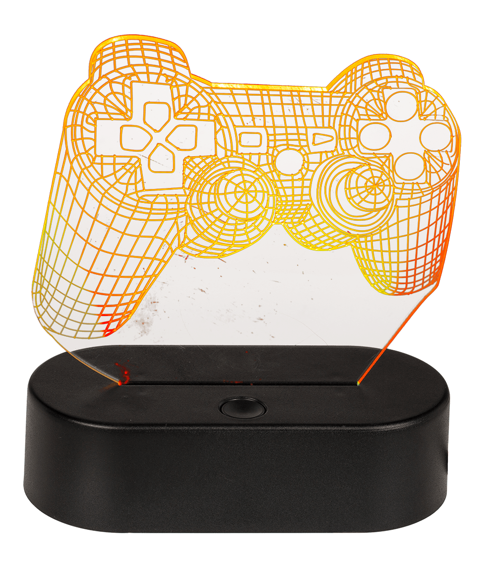 3D-Lamp, Game Controller, with 6 LED,