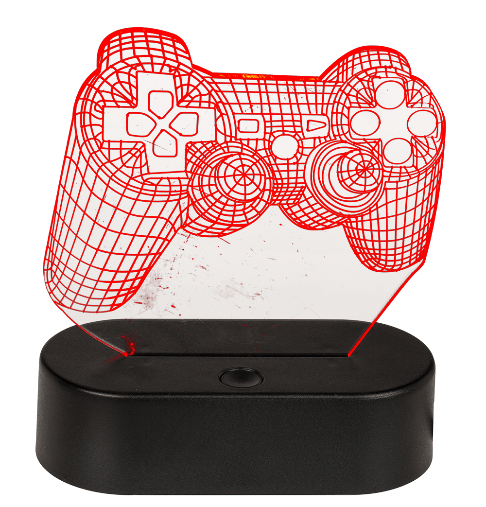 3D-Lamp, Game Controller, with 6 LED,