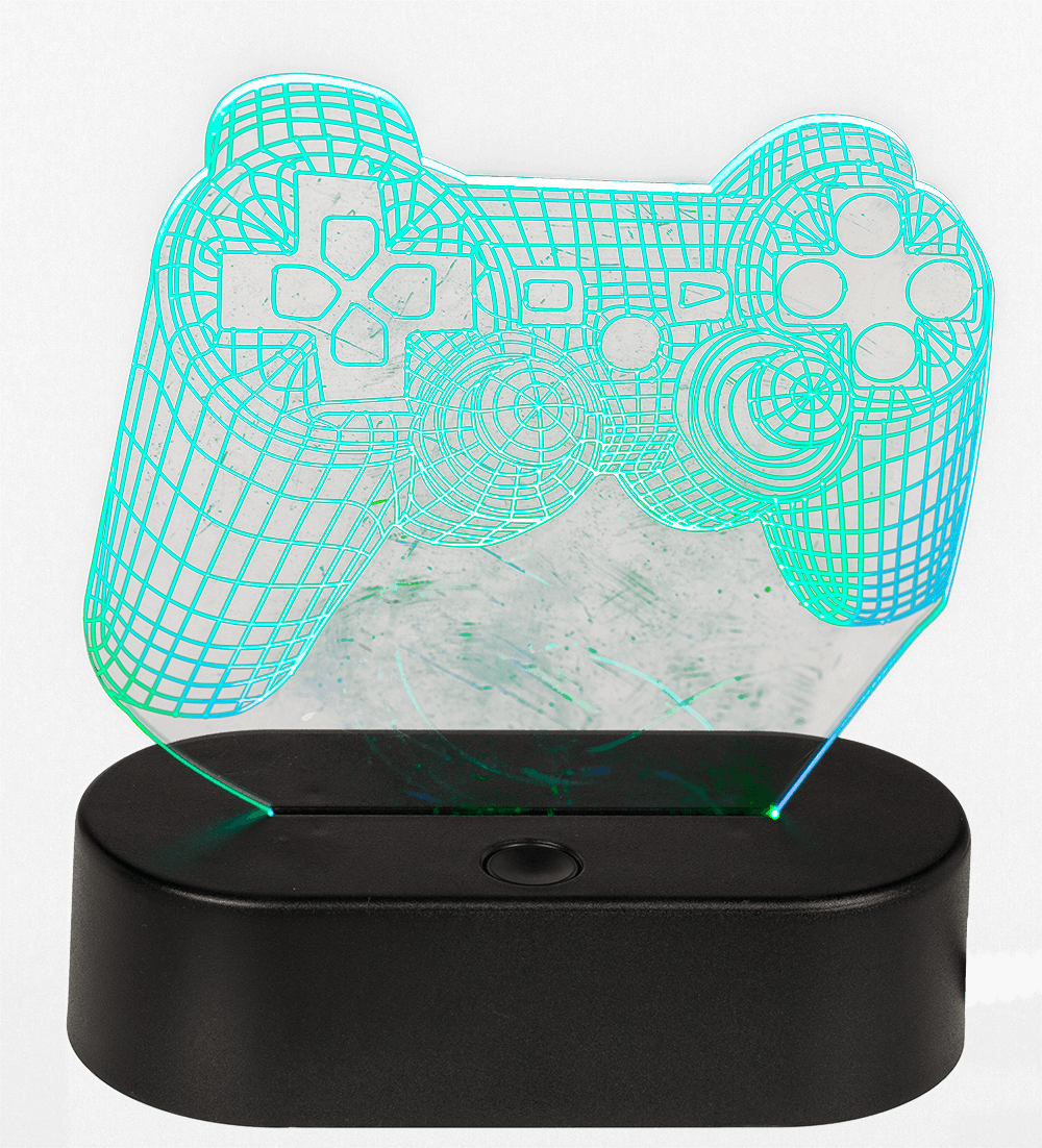 3D-Lamp, Game Controller, with 6 LED,