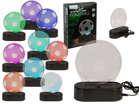 3D-Lamp, Soccer, ca. 16 x 12 cm, plastic,