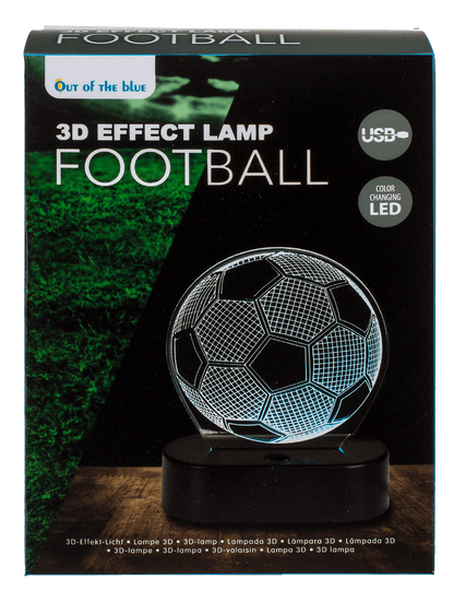 3D-Lamp, Soccer, ca. 16 x 12 cm, plastic,