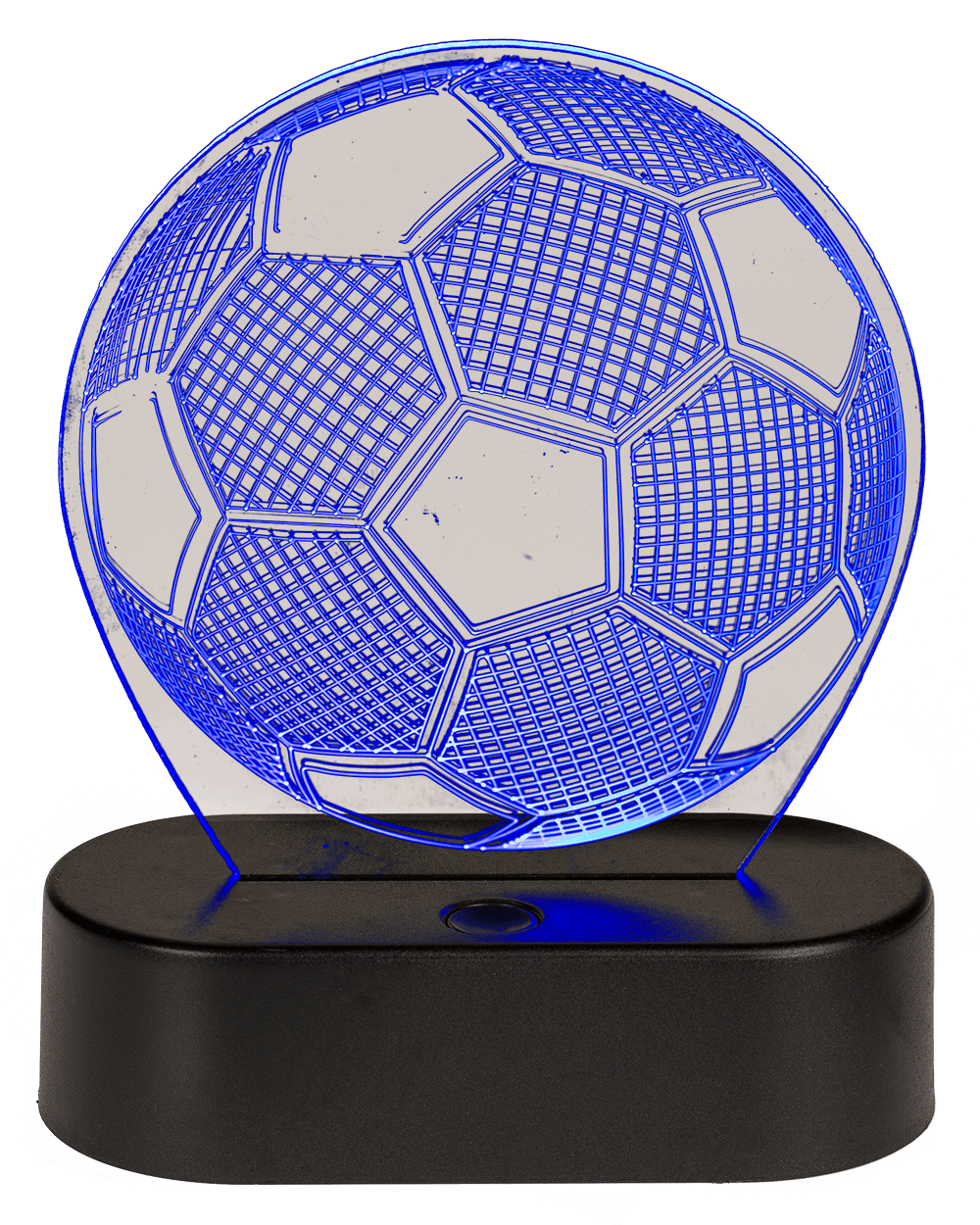 3D-Lamp, Soccer, ca. 16 x 12 cm, plastic,