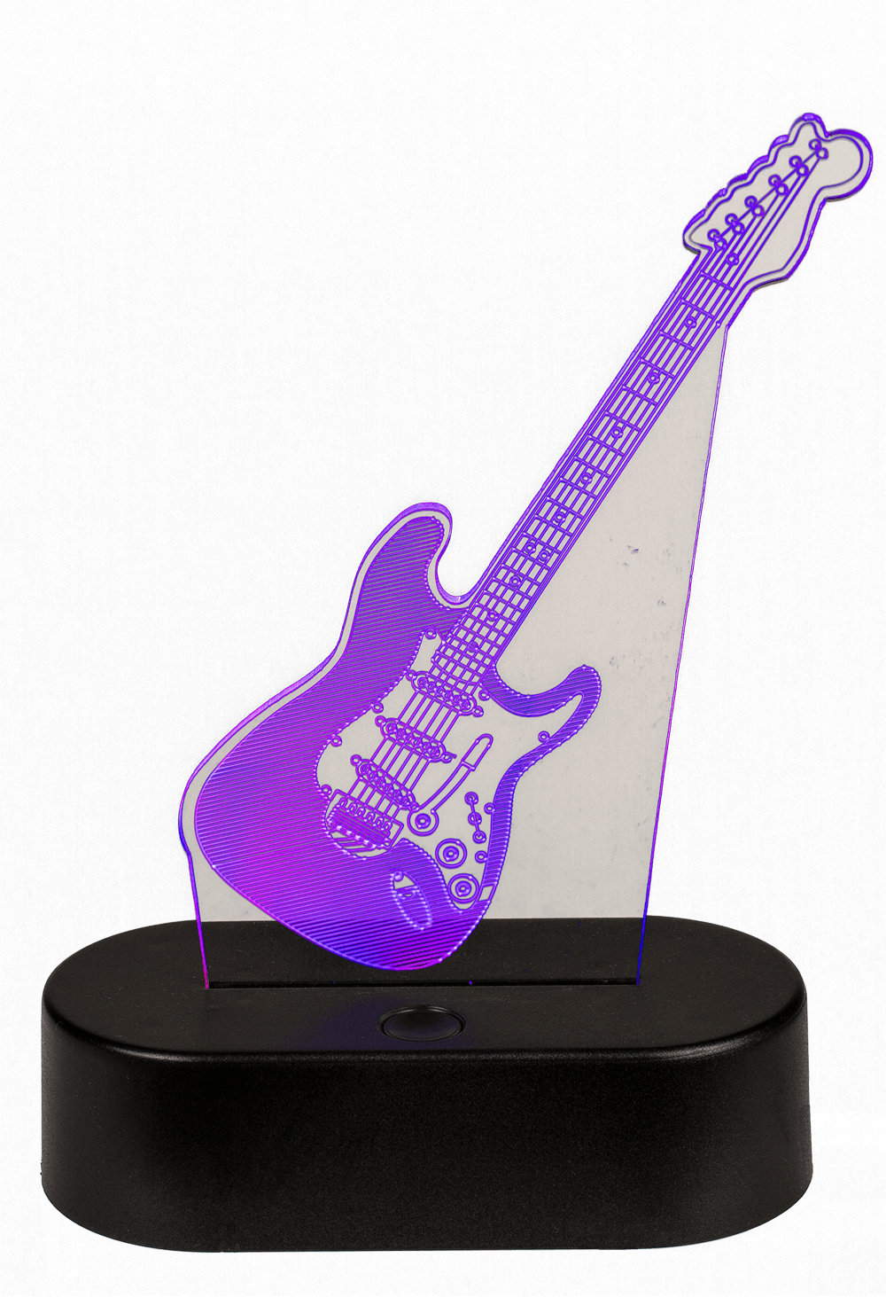 3D-Lamp, Guitar, ca. 18 x 12 cm, plastic,