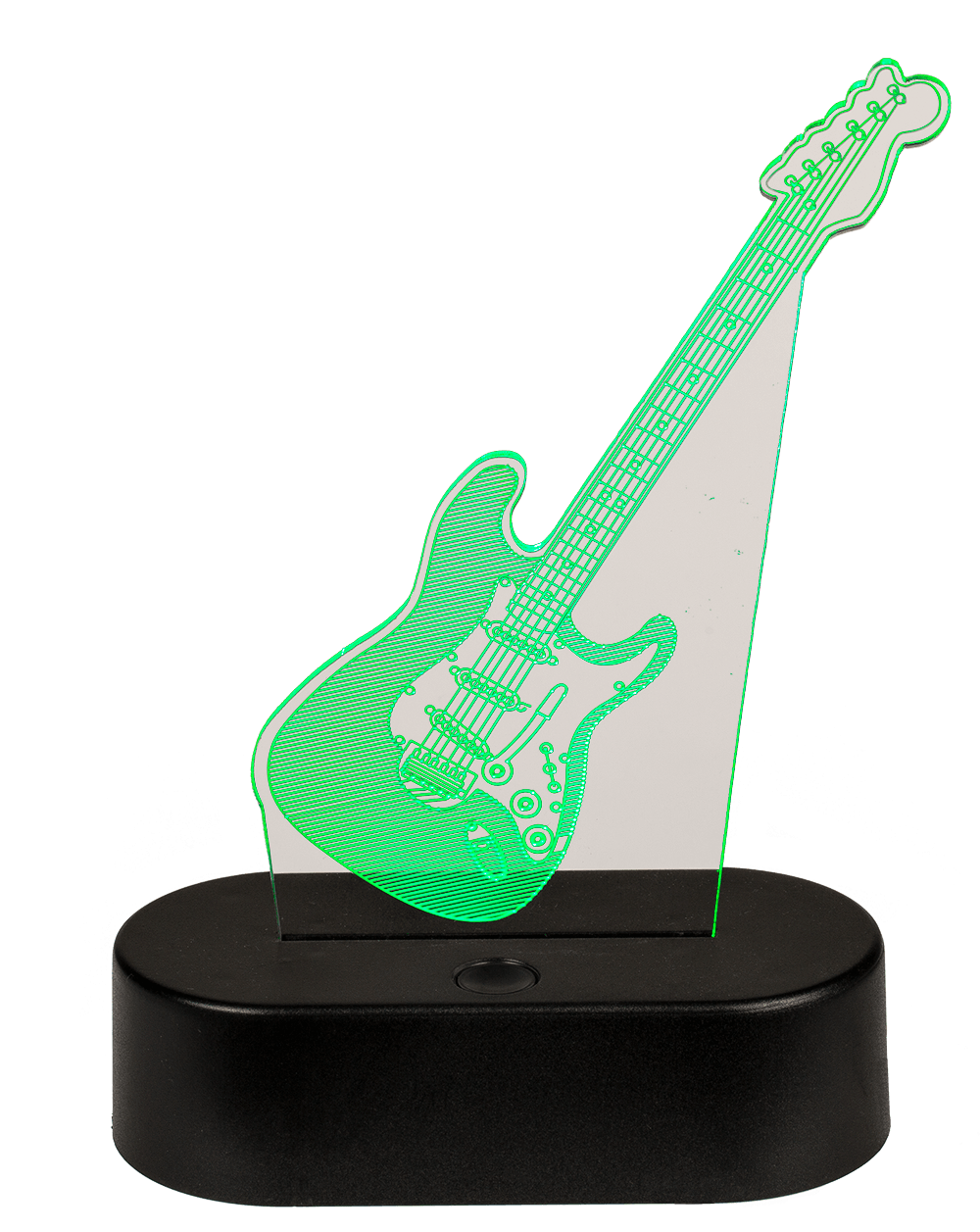 3D-Lamp, Guitar, ca. 18 x 12 cm, plastic,