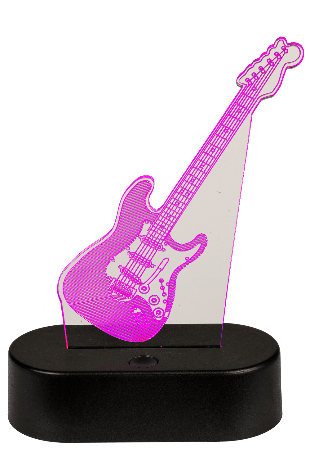 3D-Lamp, Guitar, ca. 18 x 12 cm, plastic,