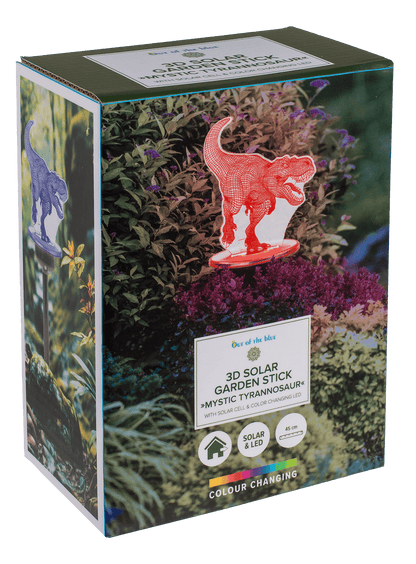 3D LED Solar garden stick with colour changing LED