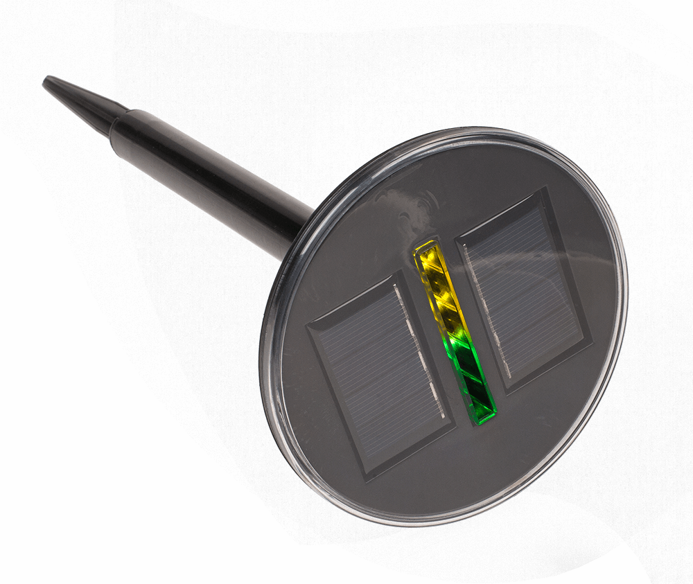 3D LED Solar garden stick with colour changing LED