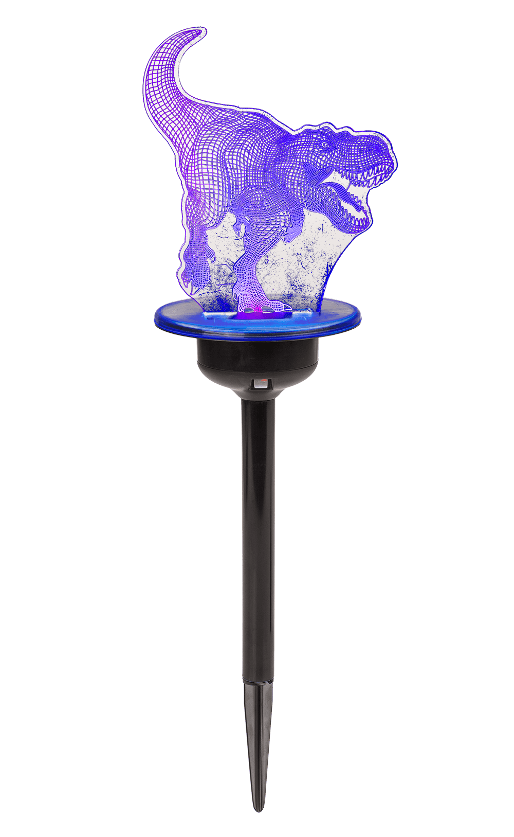 3D LED Solar garden stick with colour changing LED