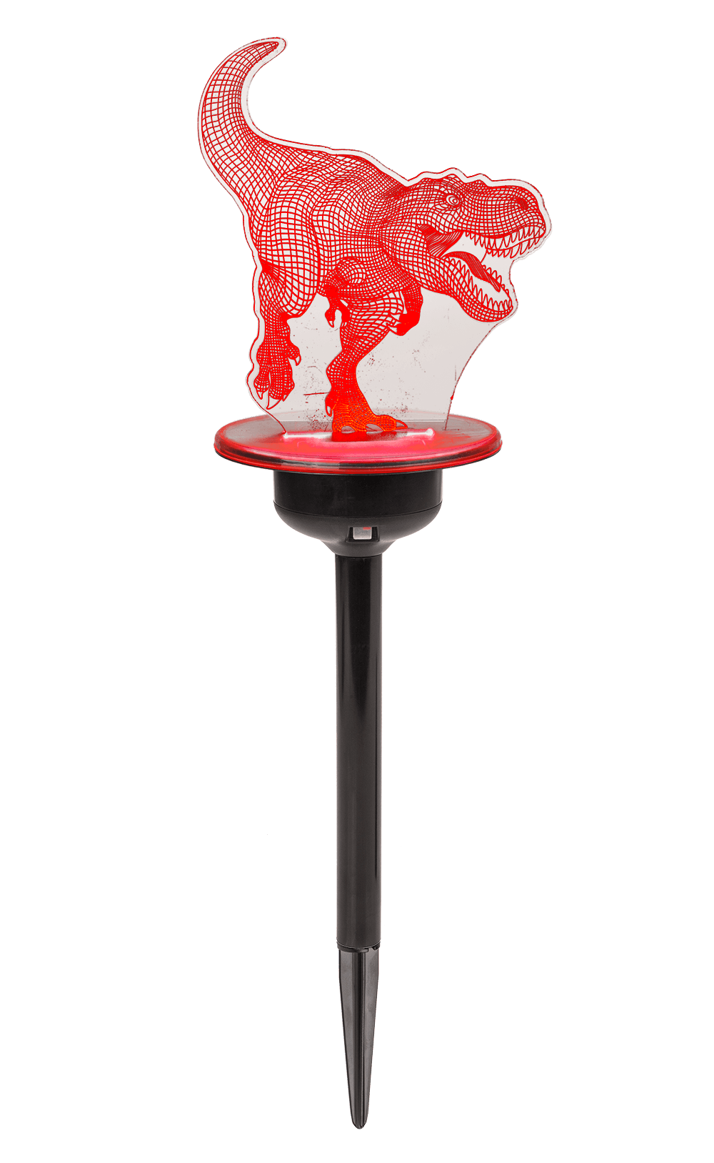 3D LED Solar garden stick with colour changing LED