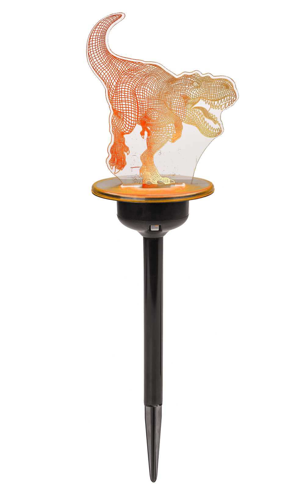 3D LED Solar garden stick with colour changing LED