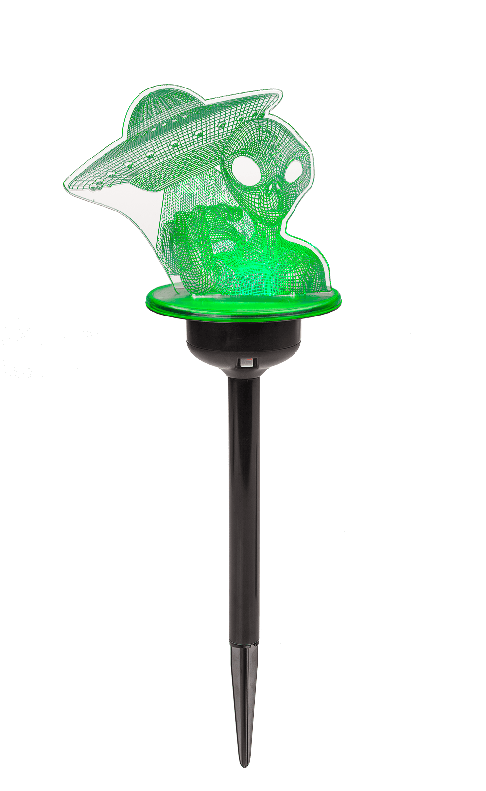 3D LED Solar garden stick with colour changing LED