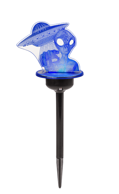 3D LED Solar garden stick with colour changing LED