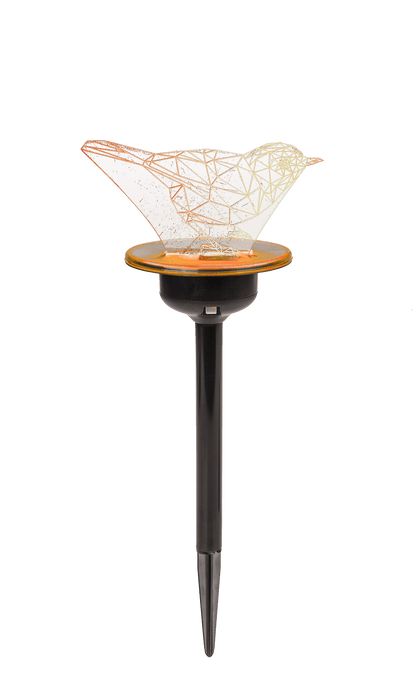 3D LED Solar garden stick with colour changing LED