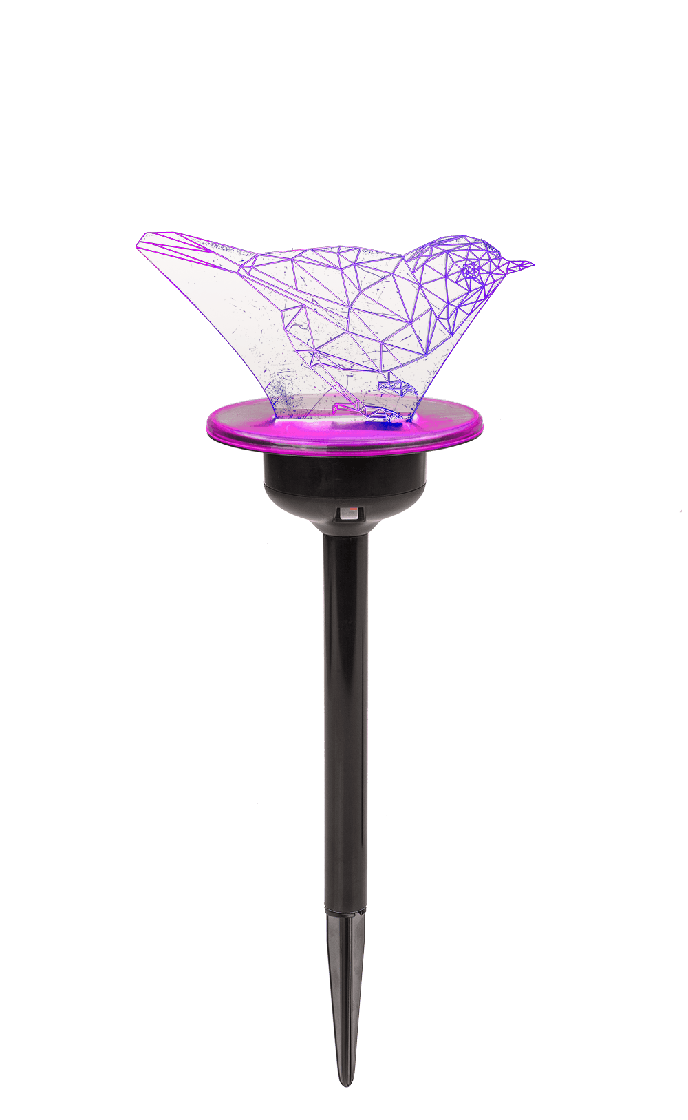 3D LED Solar garden stick with colour changing LED