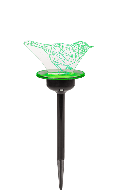 3D LED Solar garden stick with colour changing LED