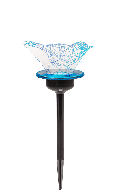 3D LED Solar garden stick with colour changing LED