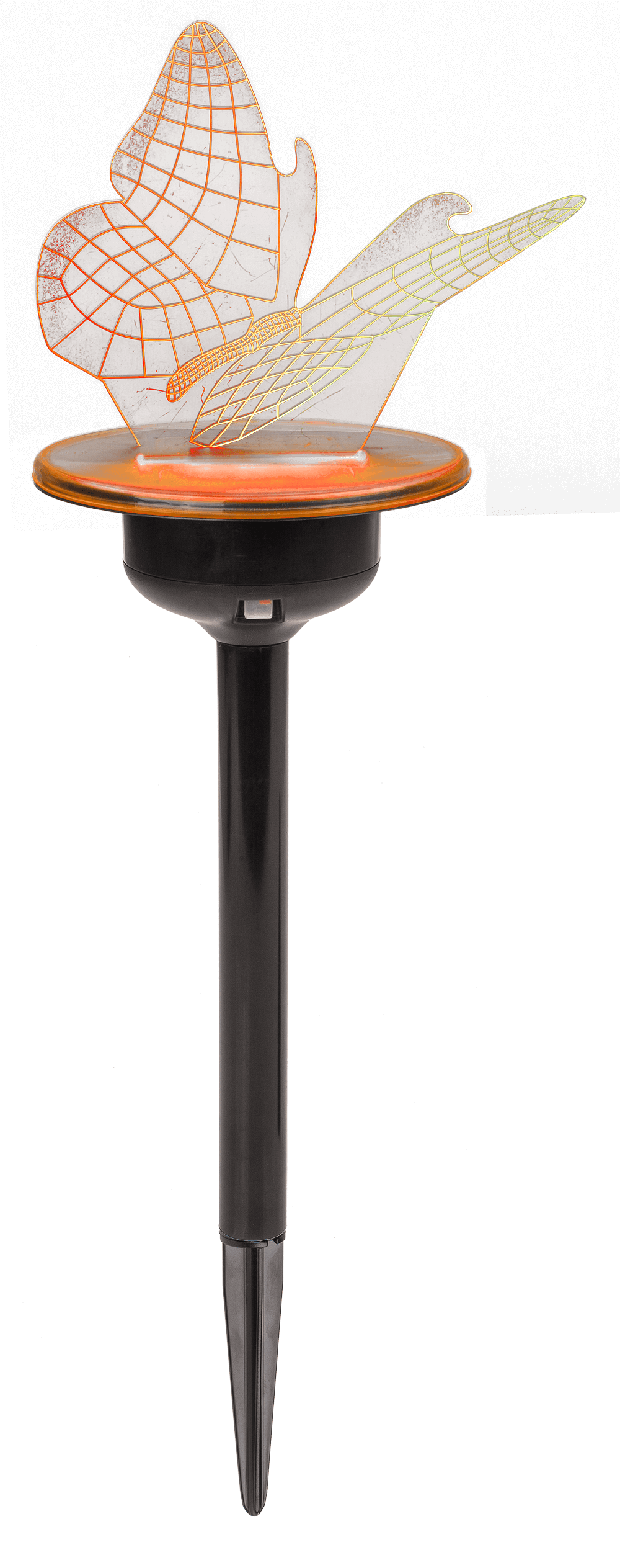 3D LED Solar garden stick with colour changing LED