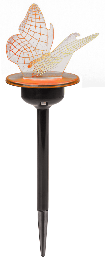 3D LED Solar garden stick with colour changing LED