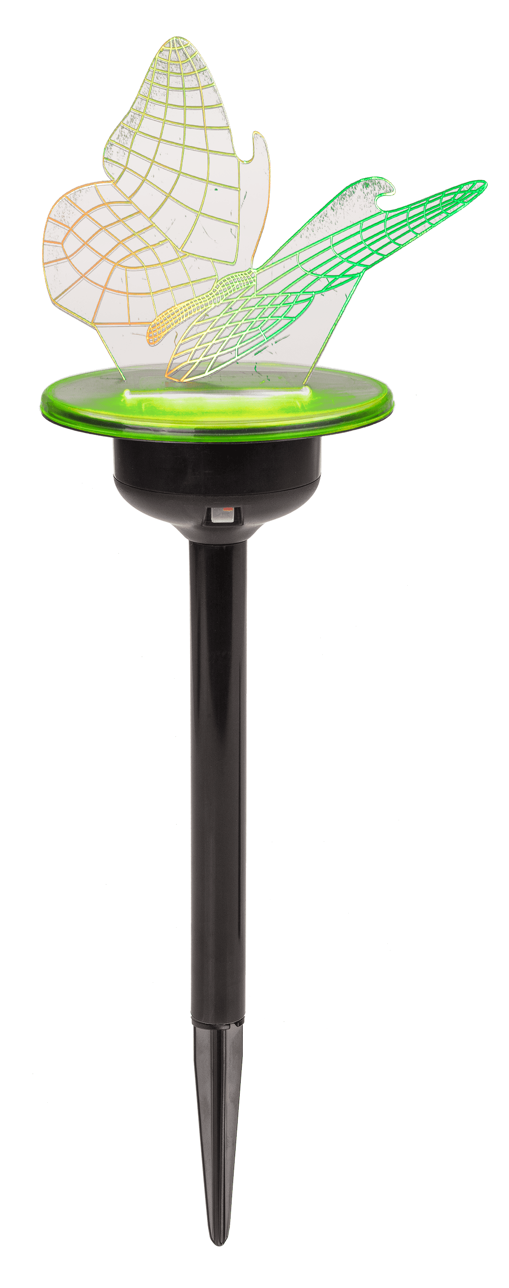 3D LED Solar garden stick with colour changing LED